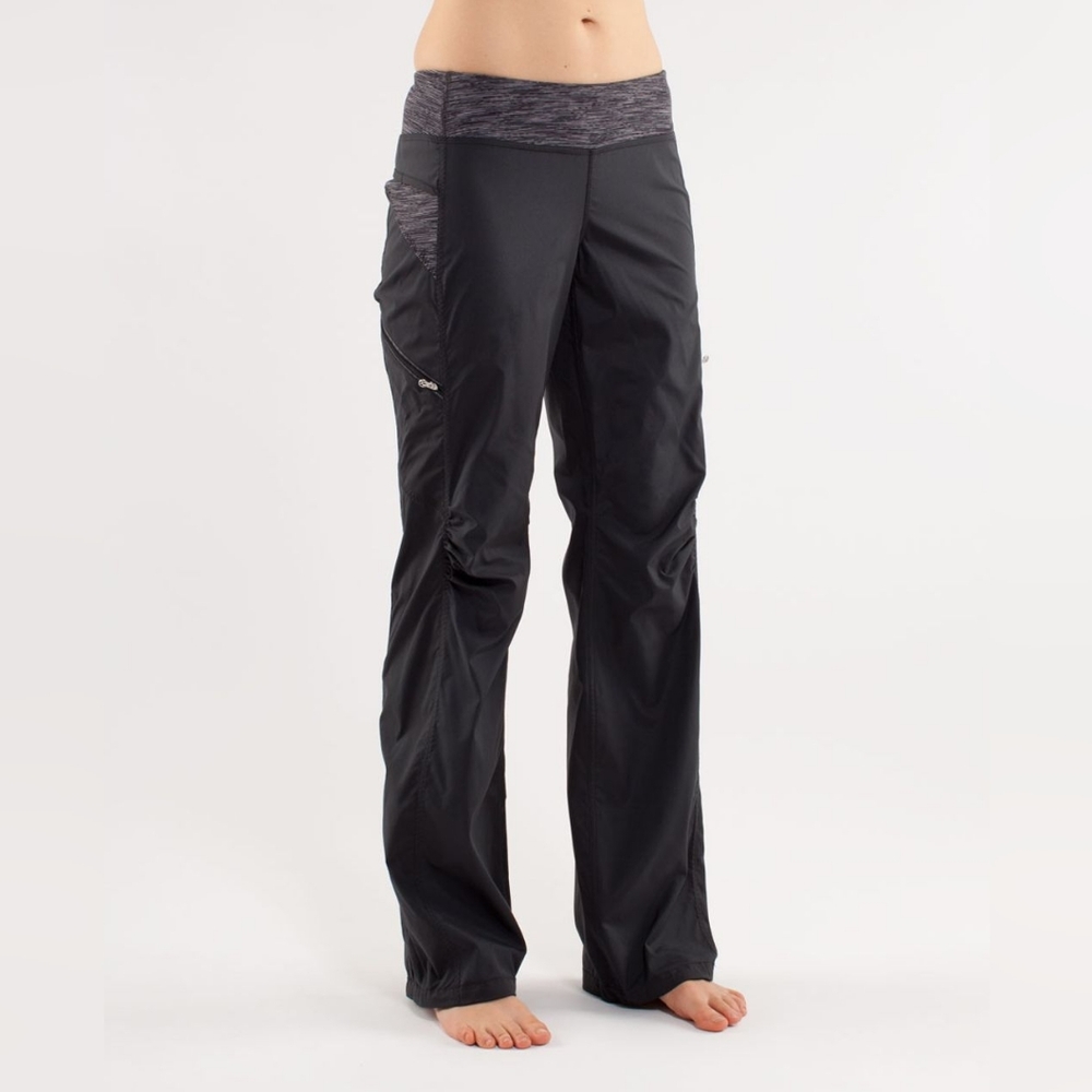 Lululemon Run: Travel To Track Pant Black / Wee Are From Space Black Combo